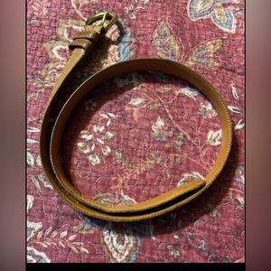 Coach leather belt
